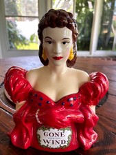 Westland Giftware Gone with The Wind Scarlett Cookie Jar Multicolor No Box picture