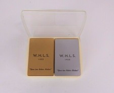 W.H.L.S. 1450 Radio Station Playing Cards Duel Deck Silver/Gold picture