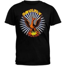 Vintage Soulfly Band Phoenix Heavy Cotton Black Full Size Unisex Tee Shirt CC381 picture