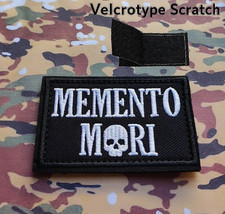 Roman Empire Memento Mori Patch Caesar Skull - Velcrotype Scratch Patch picture