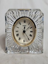Staiger Quartz Lead Crystal Clock 4x5x2