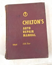 1964 Chiltons Auto Repair Manual Service Guide Book Hardcover 35th Year picture