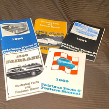 Ford Fairlane 1965 Thru 1969 Facts & Features Manual Booklets Illustrated Lot picture
