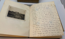 1934 Grand Tour Travel Journal w/ Original Photos Venice Rome Pompeii Florence picture