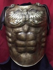 18 Guage Brass Medieval Eagle Armor Roman Cuirass Reenactment Breastplate Battle picture