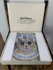 Vintage 1978 Walt Disney Mickey Mouse 50th Birthday Collector Plate w/ Box picture