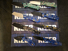 Kizer PCB Manual Folding Pocket knives Blue Green And Black Resin &A Pokémon St picture