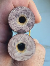 Bakelite rod door handles USSR Katolin Futuran WITH A PURPLE TINT picture