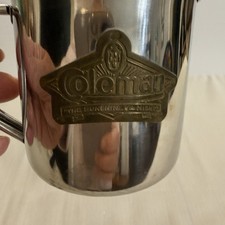 Coleman “The Sunshine Of The Night” Vintage 3” Tall Stainless Steel Cup *Rare* picture