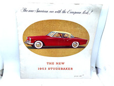 The New 1953 Studebaker Auto Dealer Brochure Booklet 8 pages picture