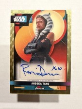 2025 Star Wars Finest Ahsoka Tano Rosario Dawson Auto 1/1 FA-RD superfractor picture