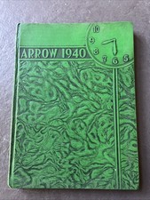 Vintage 1940 The Arrow Chillicothe Ohio High School Hardcover Yearbook Book picture