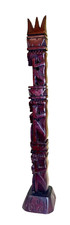 Sarawak Malaysian Totem Pole Tribal Carving Of Family Figures Orang Ulu Artisan picture