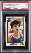 1988 PANINI SUPERSPORT ITALIAN EDU-#111 #152 DRAZEN PETROVIC PSA 5 picture