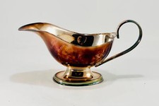 Vintage Silver Plated EPNS Footed Gravy Sauce Boat Made in England picture