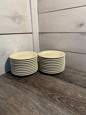 VTG Lot Of 20 Boonton Ware Plates Beige Brown Melamine 5.75” Bread Appetizer picture