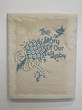 1954 Baby Memory Book w/ Disneyland Knott’s Berry Farm United Airlines Photo picture