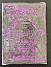 Cyberpunk Purple Playing Cards  by Elephant | Foil Box | Brand New - Sealed picture