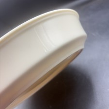 Beautiful Vintage Lenox Special Double Embossed Rim In All Ivory 7 5/8” Mint picture