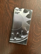 ORIGINAL VINTAGE BROCHURE SAAB 1991 ACCESSORY OPTIONS picture