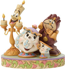 Disney Traditions by Jim Shore Beauty and the Beast Lumiere, Mrs. Potts, Chip an picture