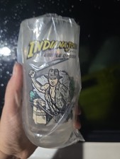 1984 Indiana Jones Temple Of Doom Vintage 7up Collector Glass New picture