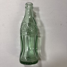 Hobble Skirt Green Glass Embossed Coca Cola Bottle US Pat. Office Hartwell GA. picture