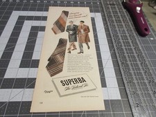 1946 Vintage Superba Mens Tailored Tie Fashion Color Ad picture