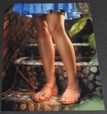 2007 Print Ad Fashion Lady Legs Heels Gorgeous Feminine Blue Dress Footwear Art picture