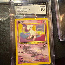 Mew 2000 Pokémon Black Star Promos #8 Promo Pokémon League CGC 10 English picture