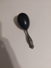 Victorian Era Sterling Silver Handle Sock Darning Egg picture