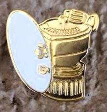 Carbide Miners Lamp Lapel Pin Justrite Guys Dropper Premier Shanklin AutoLite picture