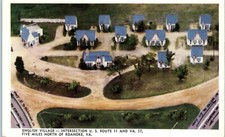 English Village Cottages,  5 Miles North of Roanoke, Virginia Postcard picture