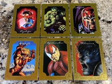 1996 Marvel Masterpieces Gold Gallery Complete Set 1-6 Boris Vallejo Julie Bell picture