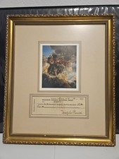 RARE ORIGINAL 1946 CHECK SIGNED by PAINTER 