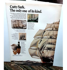 1971 Cutty Sark Only One Of Its Kind Whiskey Vintage Print Ad picture