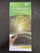 AAA Road Map-The Map of Philadelphia, Pennsylvania  -Vicinity Series-2019 picture