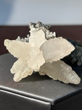 Vintage Calcite Crystal Cluster Brazil Hamel Mining Label Cabinet Specimen picture