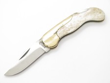 Vintage Olsen OK 162 Lil Brassy Seizo Imai Seki Japan Folding Pocket Knife picture