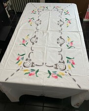 New Hand made Applique & embroidered Table cloth 126