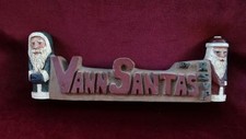 Vann Santas Christmas Figurine By RSVP Sign 1989 VS0001 picture