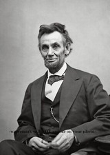 Last Photo of Abraham Lincoln, 1865 Portrait Holding Spectacles and Pencil picture