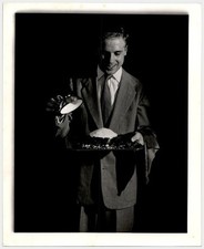 1960s Dick Gustafson Magician Bowl of Rice Performance Publicity Photograph picture