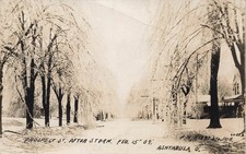 LP38 Ashtabula Ohio Snow Storm  02/15/09  RPPC Postcard picture