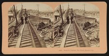Photo:Kansas City MO 1903 Ninth St Viaduct Flood Stereoview picture