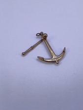 Antique Vintage Solid Brass Anchor Model Paper Weight Nauticsk Boating Decor picture