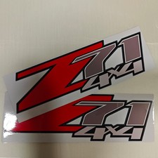 2Pcs For Chevy GMC Z71 4x4 Off Road Truck Bed Decal Stickers 1 Pair 12.5” P806 picture