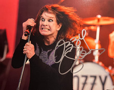 OZZY OSBOURNE (Black Sabbath) Signed 8x10