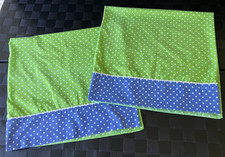 Vtg Fieldcrest Perfection Polka Dot Pillowcases~King 40 x 20~Cotton/Polyester picture