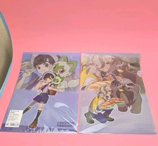 Pokemon Center Trainers Arven Mabosstiff & Florian Sprigatito Clear File A4 New picture